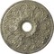 Ekena Millwork Ashley Ceiling Medallion (Canopies up to 4 3/4"), 23 7/8"OD x 4"ID x 2 1/8"P, Castle Stone Crackle CM23ASCSC - alternate 1